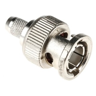 Telegartner BNC Series 75 Ω Coaxial Connector Cable Male BNC, Straight Body Crimp J01002A1288