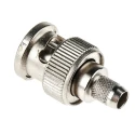 Telegartner BNC Series 75 Ω Coaxial Connector Cable Male BNC, Straight Body Crimp J01002A1288