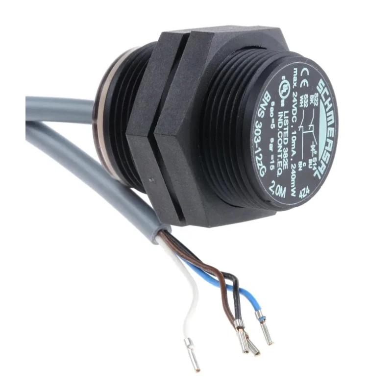 Schmersal BNS303 Series Magnetic Non-Contact Safety Switch Plastic Housing 24V DC 2 Safety Contacts Cable BNS303