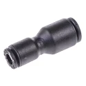 Legris Pneumatic Fitting Push In 4 mm to Push In 6 mm Glass Reinforced Nylon Nickel Plated 80°C 20 bar 3106 04 06