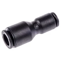 Legris Pneumatic Fitting Push In 4 mm to Push In 6 mm Glass Reinforced Nylon Nickel Plated 80°C 20 bar 3106 04 06