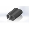 RS PRO Black Ethylene Propylene Diene Monomer Edge Protection Strip 20m 25mm Width 17.5mm Height 619-1590