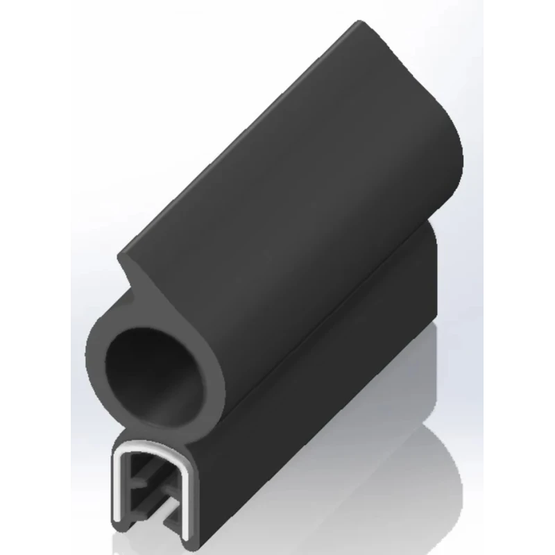 RS PRO Black Ethylene Propylene Diene Monomer Edge Protection Strip 10m Length 15.6mm Width 31.9mm Height 619-1578