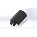 RS PRO Black Polyvinyl Chloride Steel Edge Protection Strip 20 m 619-1607