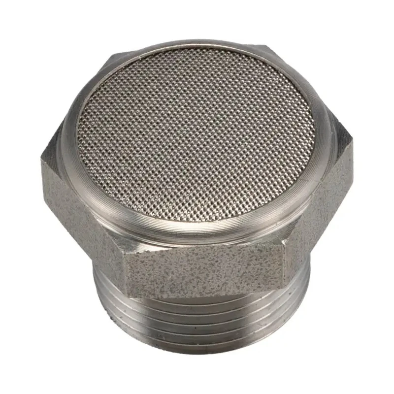 Legris Stainless Steel Pneumatic Silencer 12 bar 3/4 in G Threaded Male 27mm Length 0682 00 27