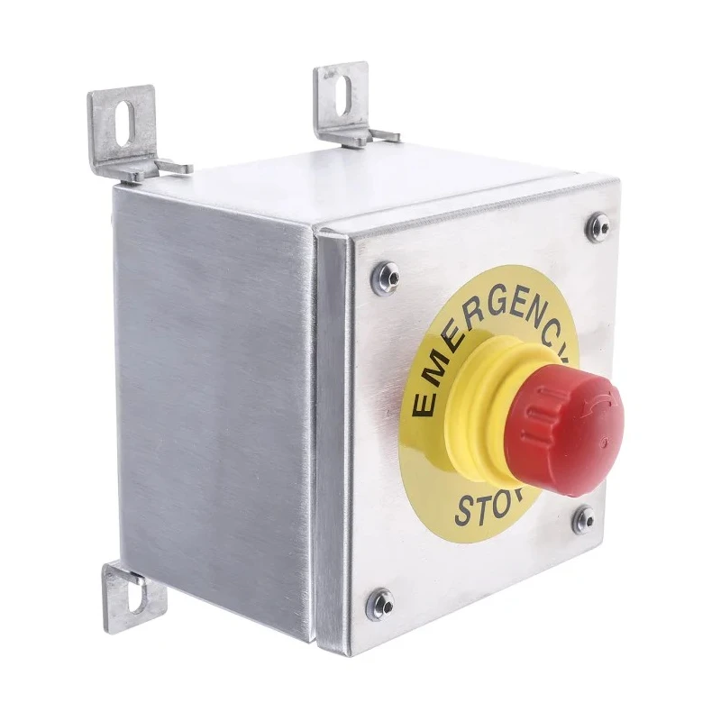 Craig & Derricott EMS Series Twist Release Emergency Stop Push Button Surface Mount 1 NC IP65 EMS/T/SS/NC69