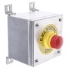 Craig & Derricott EMS Series Twist Release Emergency Stop Push Button Surface Mount 1 NC IP65 EMS/T/SS/NC69