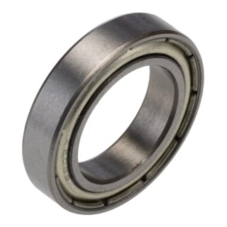 RS PRO Single Row Deep Groove Ball Bearing 15 mm ID, 24 mm OD, 5 mm Width, Shielded Steel Cage and Balls 6802-2Z