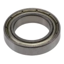 RS PRO Single Row Deep Groove Ball Bearing 15 mm ID, 24 mm OD, 5 mm Width, Shielded Steel Cage and Balls 6802-2Z
