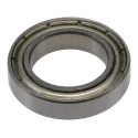 RS PRO Single Row Deep Groove Ball Bearing 15 mm ID, 24 mm OD, 5 mm Width, Shielded Steel Cage and Balls 6802-2Z