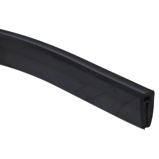 RS PRO Black Ethylene Propylene Diene Monomer Edge Protection Strip, 20 m Length, 6.8 mm Width, 15 mm Height 619-1635