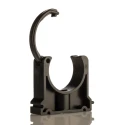 Georg Fischer Galvanised Polypropylene Black Pipe Clamp 50mm, Fixing Hole Diameter 0.28in 167061040