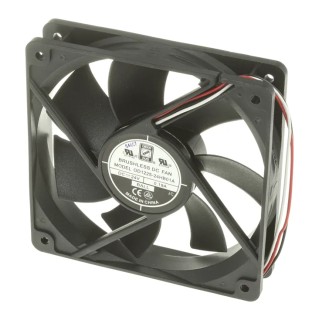 RS PRO Axial Fan 24V DC, 151.2 m³/h Airflow, 5W Power, 190mA Current, 120 x 120 x 25 mm Frame 619-6501
