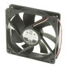 RS PRO Axial Fan 24V DC, 151.2 m³/h Airflow, 5W Power, 190mA Current, 120 x 120 x 25 mm Frame 619-6501