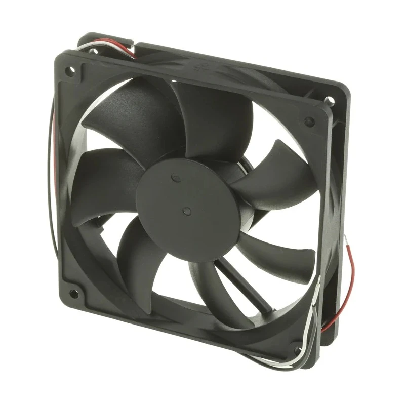 RS PRO Axial Fan 24V DC, 151.2 m³/h Airflow, 5W Power, 190mA Current, 120 x 120 x 25 mm Frame 619-6501