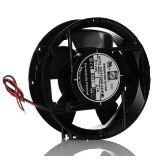 RS PRO Axial Fan 24V DC 510 m³/h Air Flow 50.4 W Power 2.1 A Current 172 mm Frame Size Model 619-6674