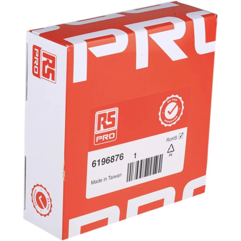RS PRO AC Dual Bearing Axial Fan, 230V AC, 399.3 m³/h, 35 W, 150 mA Max Current, , 172 mm Frame, 150 mm Width, 51 mm IP44