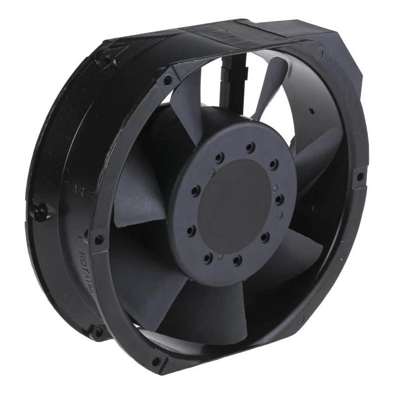 RS PRO AC Dual Ball Bearing Axial Fan 230V AC 50W 220mA Max 509.7m³/h IP44 172mm Frame Size IP44