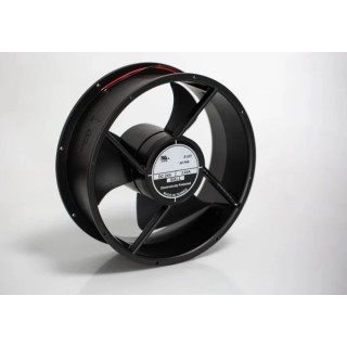 RS PRO DC Brushless Axial Fan 24V DC 64W 2.65A 1444.1 m³/h 254mm Frame Size Model 619-6753