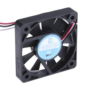 RS PRO Axial Fan, 12V DC, 1.68 W, 140 mA, 20.4 m³/h Airflow, 52 mm Square Frame, Ball Bearing, 6000 rpm 619-7093