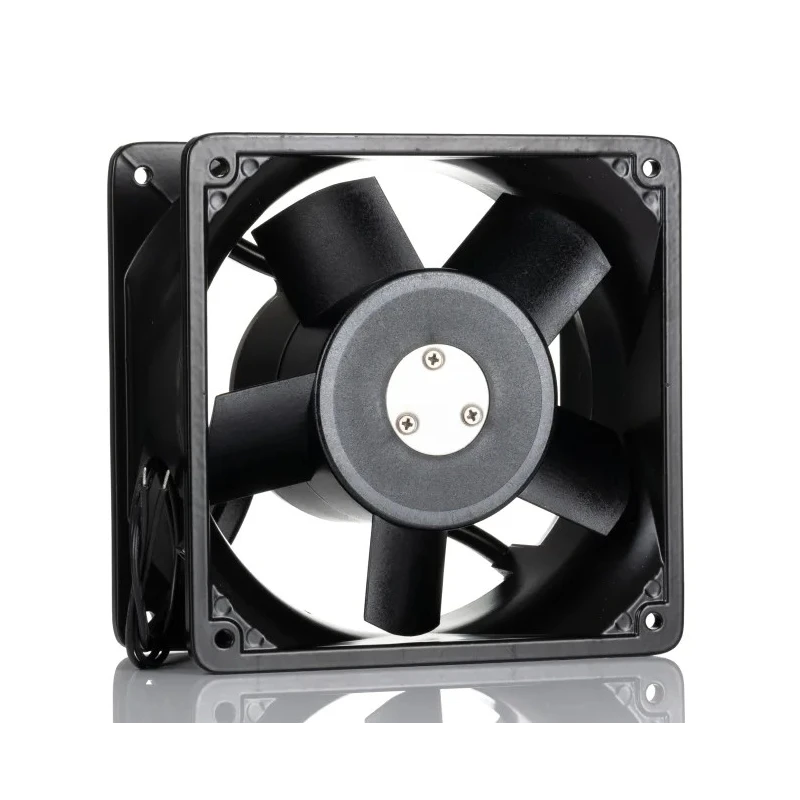 RS PRO Industrial AC Dual Ball Bearing Axial Fan 230V AC 62W 713.6 m³/h Airflow IP44 176 mm Square Frame IP44