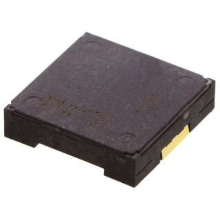 Murata 75 dB Surface Mount Continuous External Piezo Buzzer Component 3 mm Height 12 mm Length and Width PKLCS1212E4001-R1
