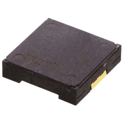Murata 75 dB Surface Mount Continuous External Piezo Buzzer Component 3 mm Height 12 mm Length and Width PKLCS1212E4001-R1