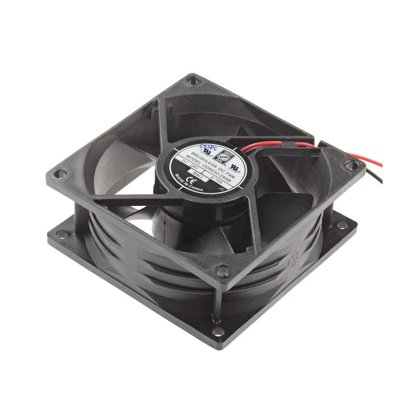 RS PRO Axial Fan 24V DC 2.2W 120mA Max Air Flow 84.9m³/h IP44 80.5mm Frame RS PRO IP44