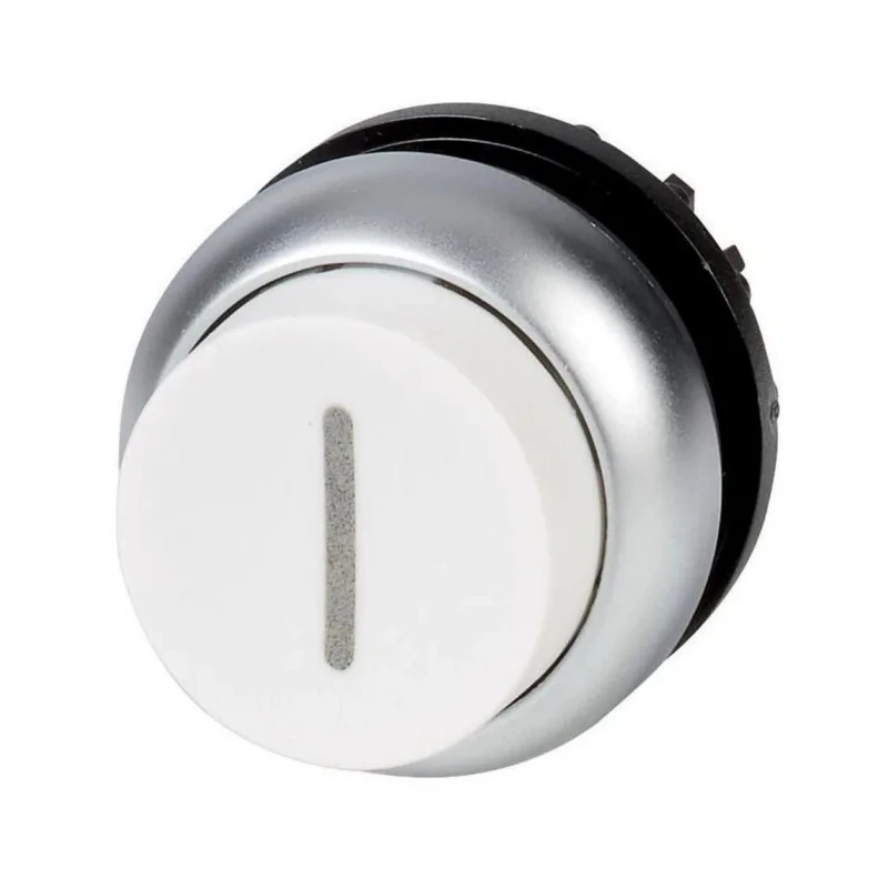 Eaton RMQ Titan M22 Series White Maintained Push Button Head 22 mm Cutout IP69K 70011291 M22-DRH-W-X1+M22-A