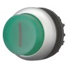 Eaton RMQ Titan M22 Series Green Maintained Push Button Head, 22 mm Cutout, IP69K 70011301 M22-DRLH-G-X1+M22-A