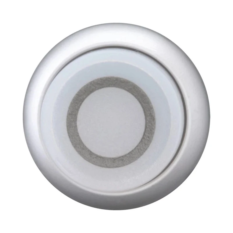 Eaton M22 Series White Maintained Push Button Head, 22 mm Cutout, Round Plastic Button, IP69K 70011304 M22-DRLH-W-X0+M22-A
