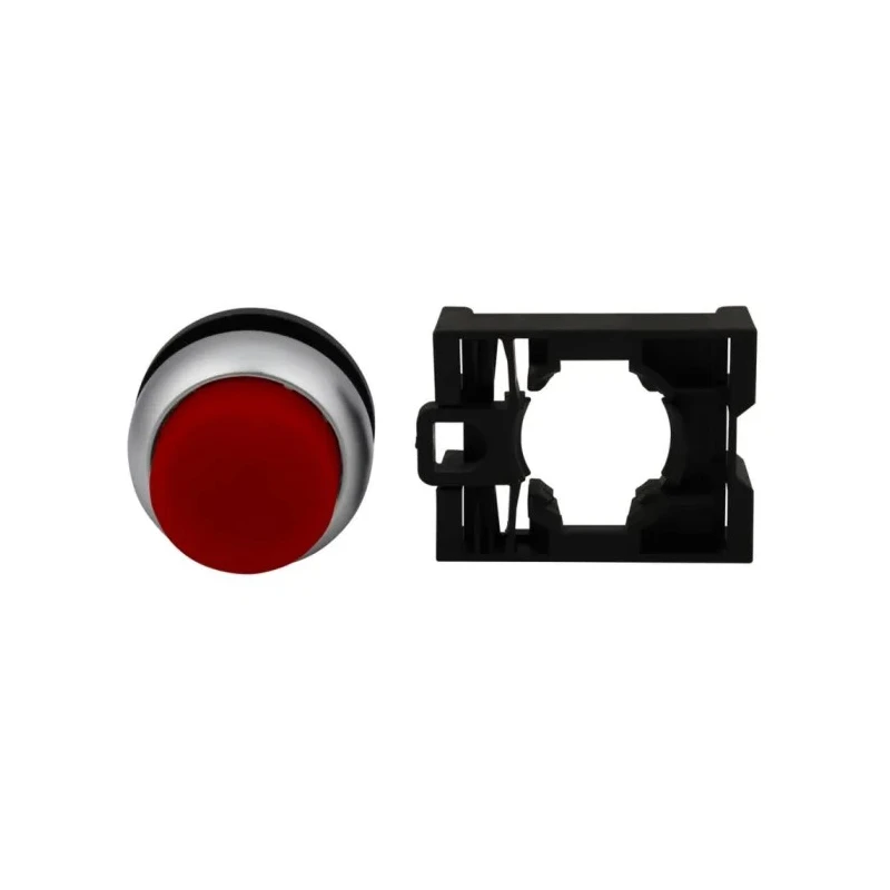Eaton RMQ Titan M22 Series Red Maintained Push Button Head 22 mm Cutout IP69K 78635817 M22-DRLH-R+M22-A
