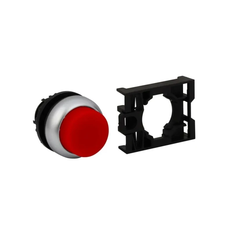 Eaton RMQ Titan M22 Series Red Maintained Push Button Head 22 mm Cutout IP69K 78635817 M22-DRLH-R+M22-A