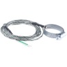 RS PRO Type K Thermocouple 40 mm Diameter, 2 m Length, -50 °C to 1100 °C Operating Range 621-2316