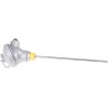 RS PRO Type K Thermocouple Stainless Steel Probe, 6 mm Diameter, 250 mm Length, -50 °C to 1100 °C Temperature Range 621-2350