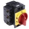 Eaton 3-Pole Panel Mount Isolator Switch IP65, 250A, 90 kW, Red Handle, Screw Terminal, ATEX Certified IP65