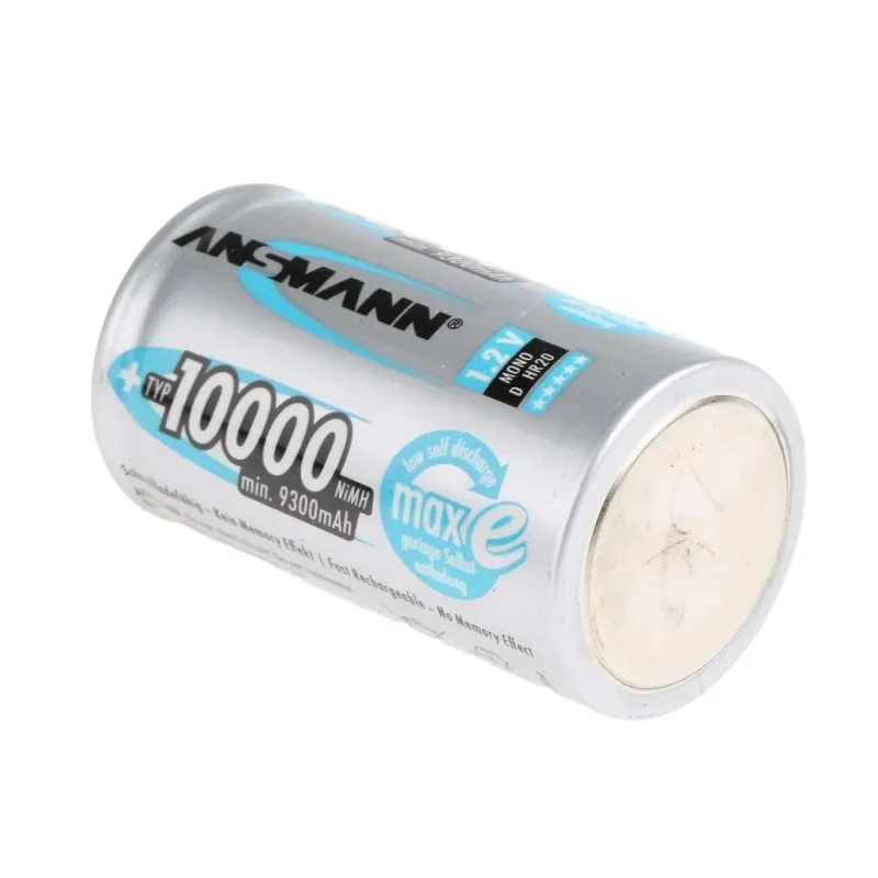 Ansmann NiMH Rechargeable D Battery 1.2V 10Ah Standard Terminal IEC Model 5030642