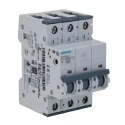 Siemens SENTRON Miniature Circuit Breaker, 3-Pole, 4A, Type C, 400V AC, 60V DC, 10 kA Breaking Capacity 5SY4304-7
