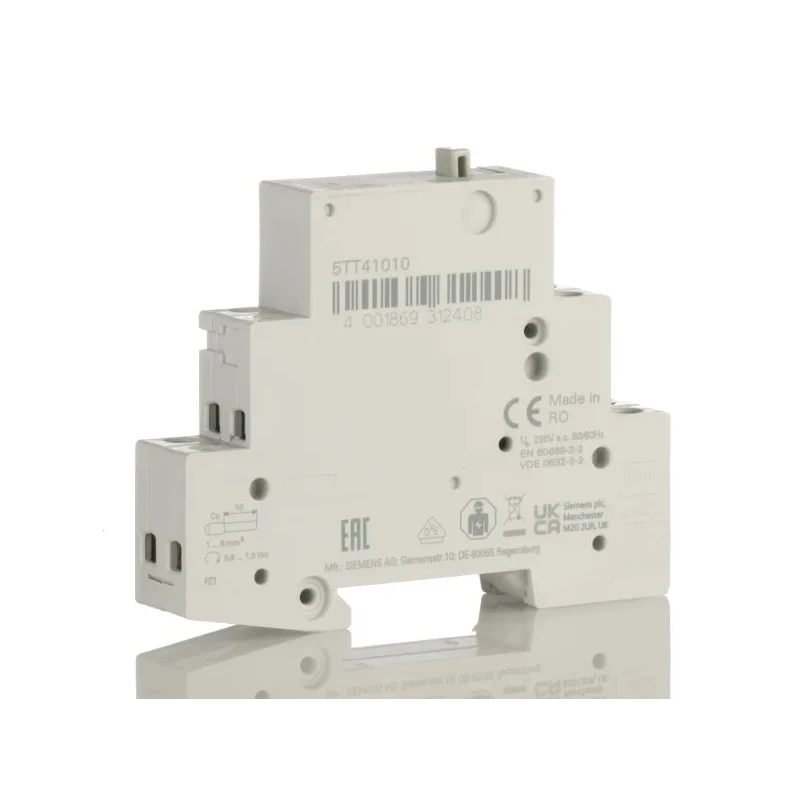 Siemens Electromechanical 16A Circuit Trip with 230V AC Control Voltage for DIN Rail Mounting 5TT4101-0