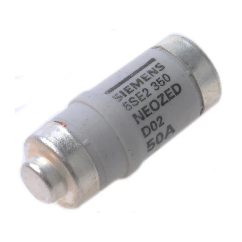 Siemens 50A 400V AC D02 Neozed Fuse Ceramic Body 5SE2350