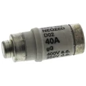 Siemens Neozed Fuse D02 40A 400V AC Ceramic Body Black Cap 5SE2340