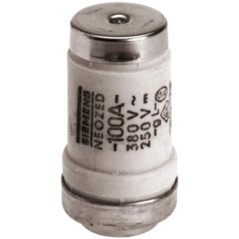 Siemens Neozed Fuse 100A, 400V AC D03 Ceramic Body Red Cap 5SE2300