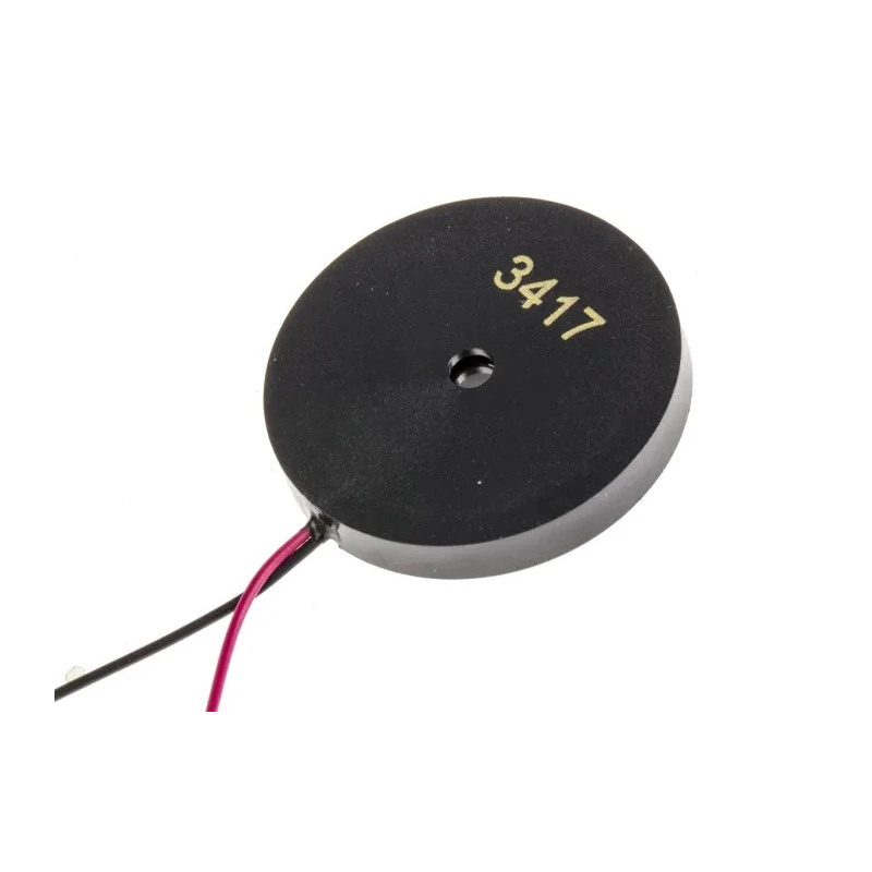 RS PRO 108 dB Panel Mount Continuous External 3.2 mm Piezo Buzzer Component 1V ac Max 622-1427