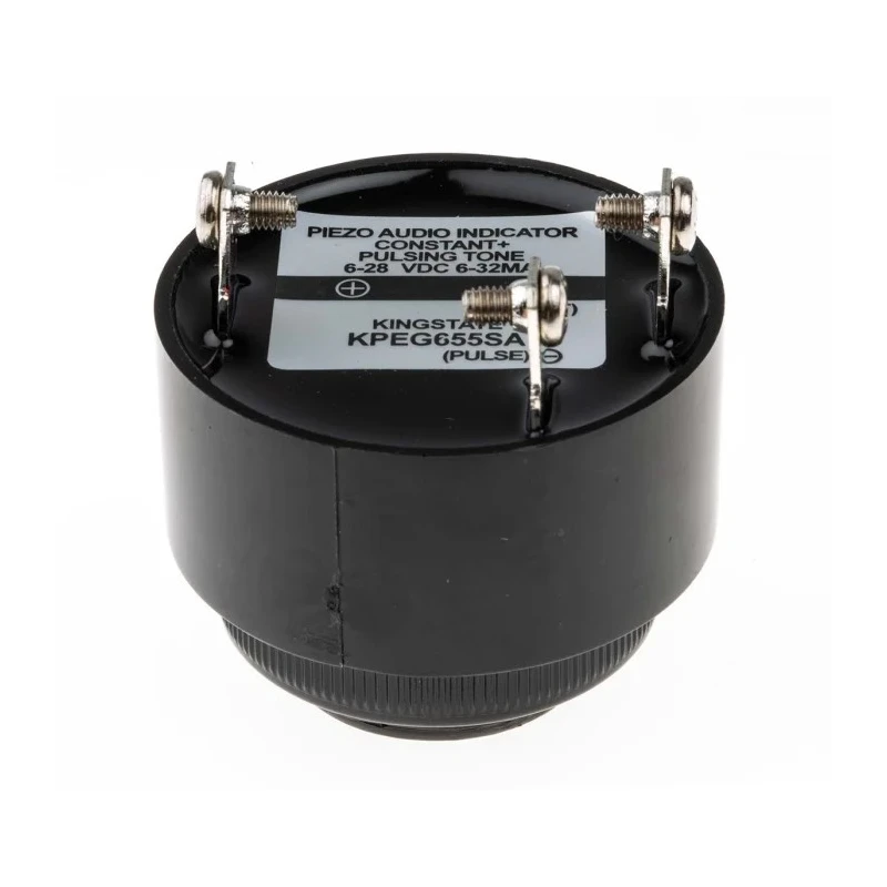 Kingstate 92 dB Panel Mount Continuous Fast Pulse Internal Buzzer 6 V dc Min 28 V dc Max 622-1556