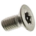 RS PRO Plain Stainless Steel Flat Tamper Proof Security Screw M3 x 6 mm 621-2495