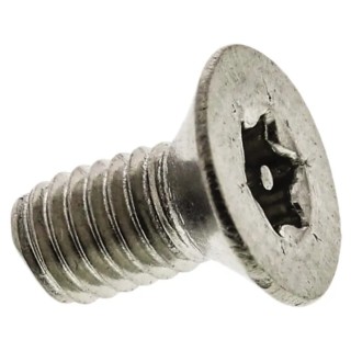RS PRO Plain Stainless Steel Flat Tamper Proof Security Screw M3 x 6 mm 621-2495