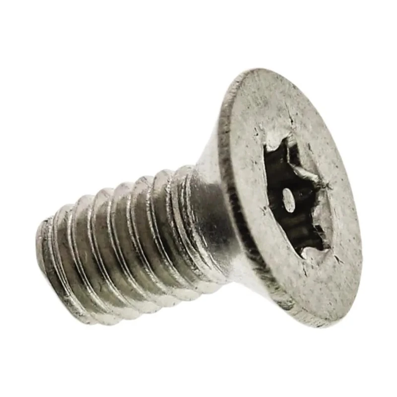 RS PRO Plain Stainless Steel Flat Tamper Proof Security Screw M3 x 6 mm 621-2495