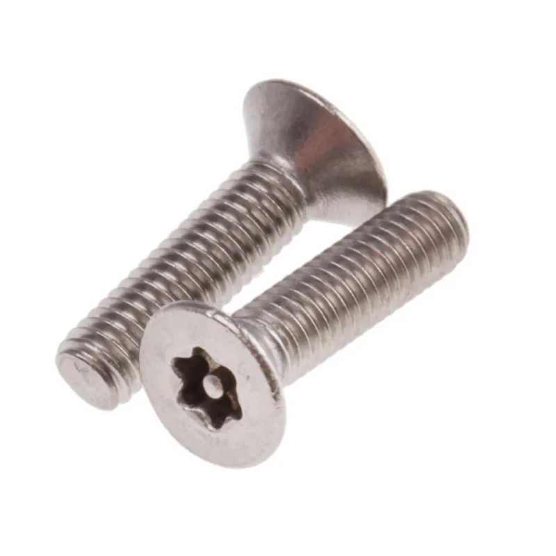 RS PRO Plain Stainless Steel Countersunk Tamper Proof Security Screw M3 x 12 mm 621-2502