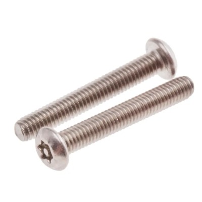 RS PRO Plain Stainless Steel Flat Tamper Proof Security Screw M3 x 20 mm 621-2518