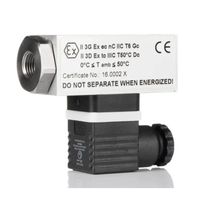 Norgren Pressure Switch Female Vacuum Positive Pressure, SPDT, G 1/4, 5-70 bar, 80°C, 18D Series 0882180